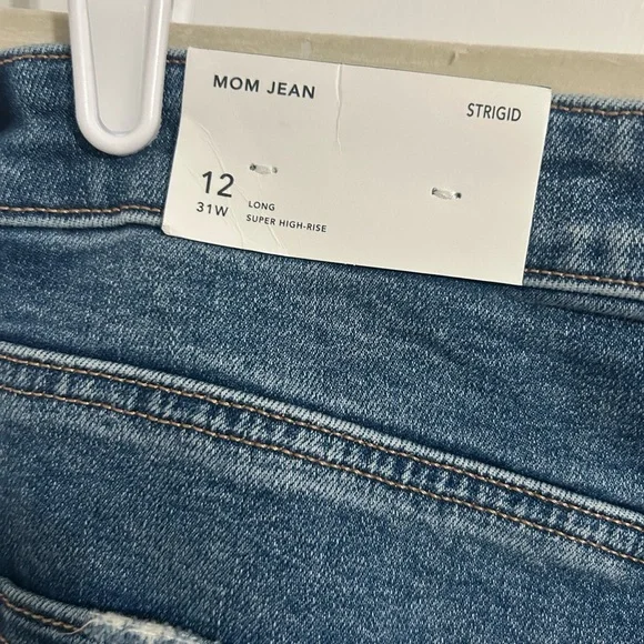 American Eagle Outfitters Blue Mom Jeans - Picture 6 of 8